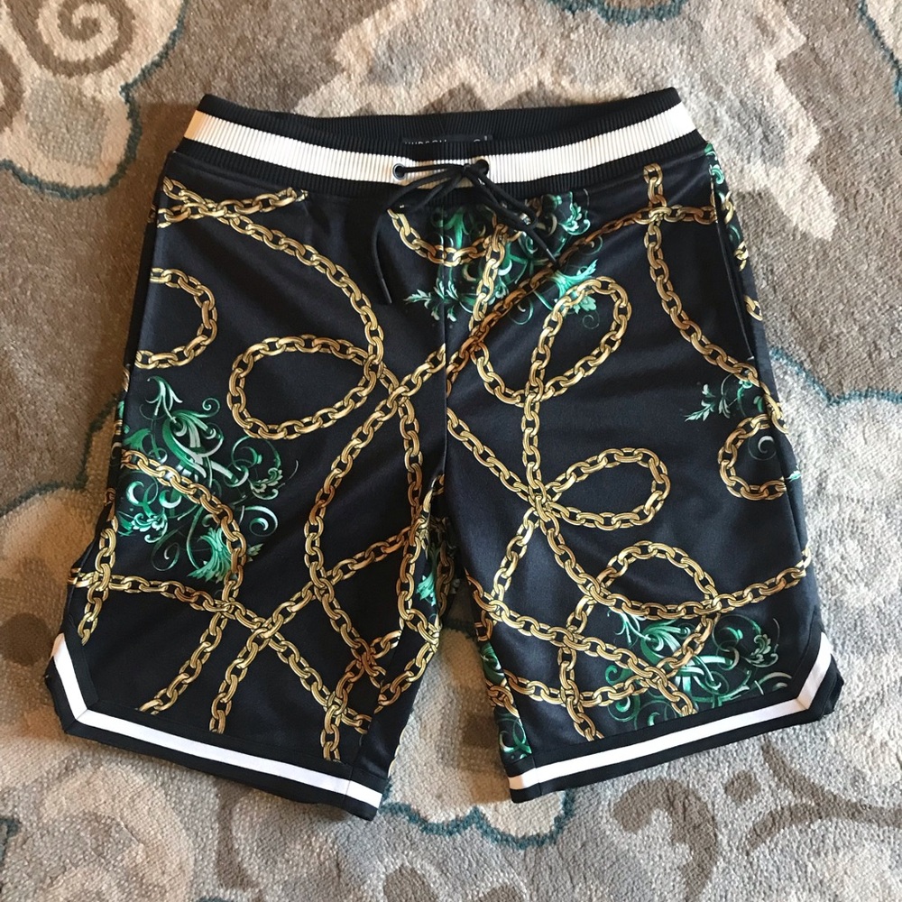Hudson Outerwear chain basketball shorts large
